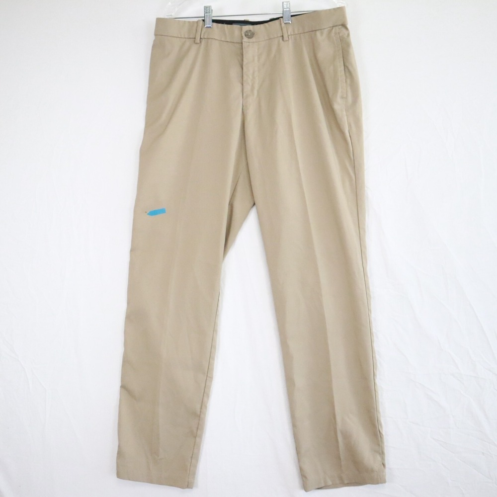 Nike Pants Mens‎ 36x32 Dri-Fit Standard Fit Golf Chino Stretch Flat Front Khaki